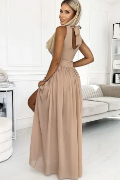 Robe de soirée chic longue fluide