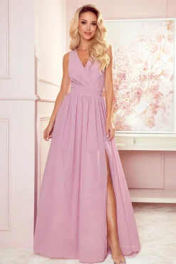 Robe de soirée chic longue fluide