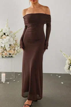 Robe de soirée chic longue moulante