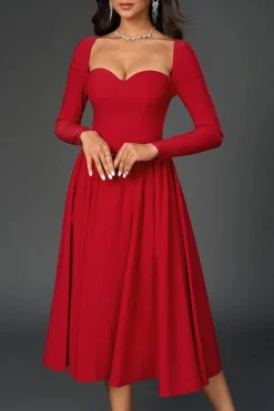 Robe de soirée chic midi princesse