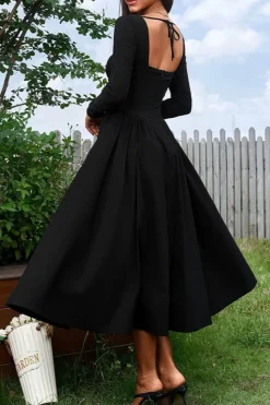 Robe de soirée chic midi princesse