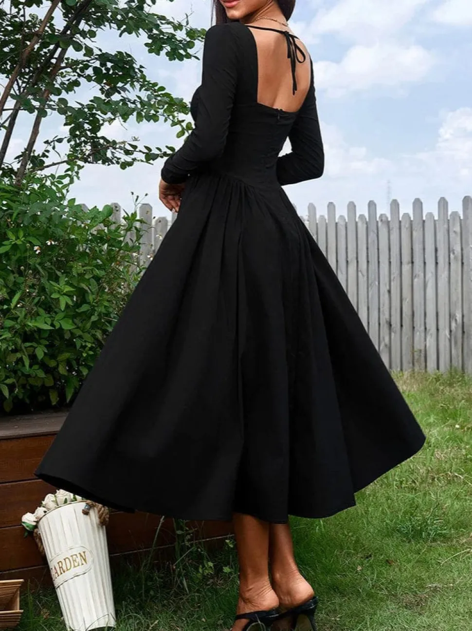 Robe de soirée chic midi princesse