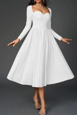 Robe de soirée chic midi princesse