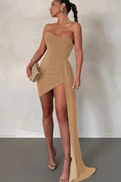 Robe de soirée chic épaules dénudées