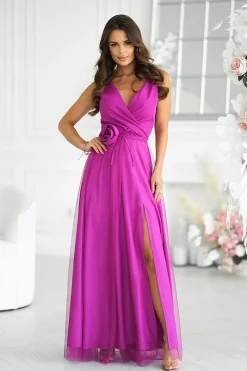 Robe de soirée chic sans manches