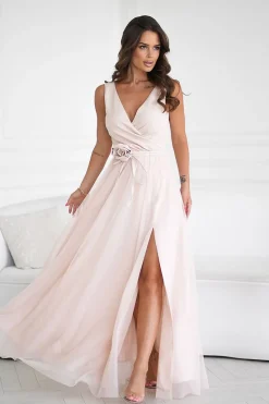 Robe de soirée chic sans manches