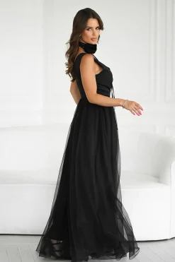 Robe de soirée chic sans manches