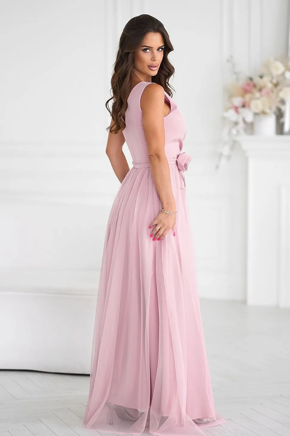 Robe de soirée chic sans manches
