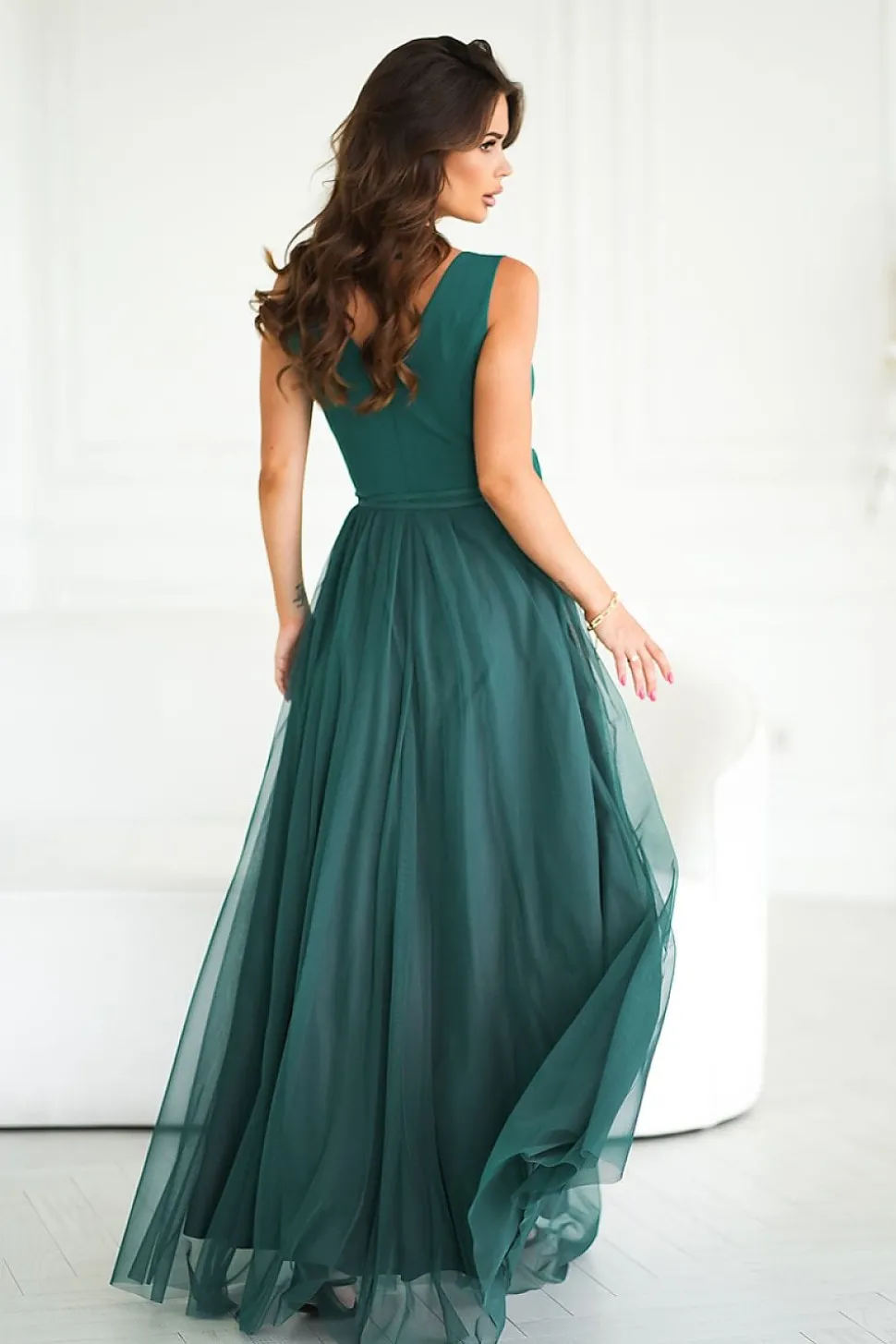 Robe de soirée chic sans manches