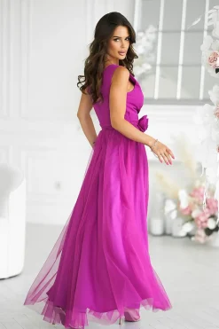 Robe de soirée chic sans manches