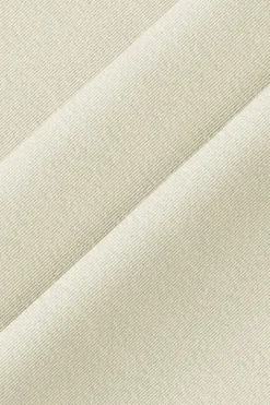Robe de soirée écru moulante à une épaule