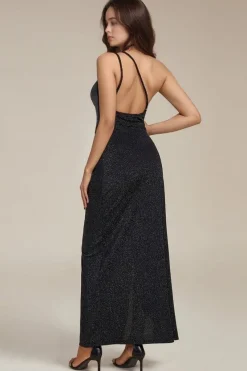 Robe de soirée dos nu moulante scintillante