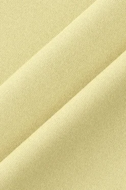 Robe de soirée jaune midi moulante