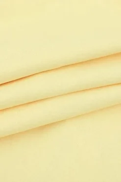 Robe de soirée longue jaune dos nu