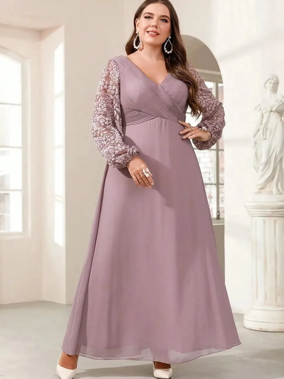 Robe de soirée mariage grande taille