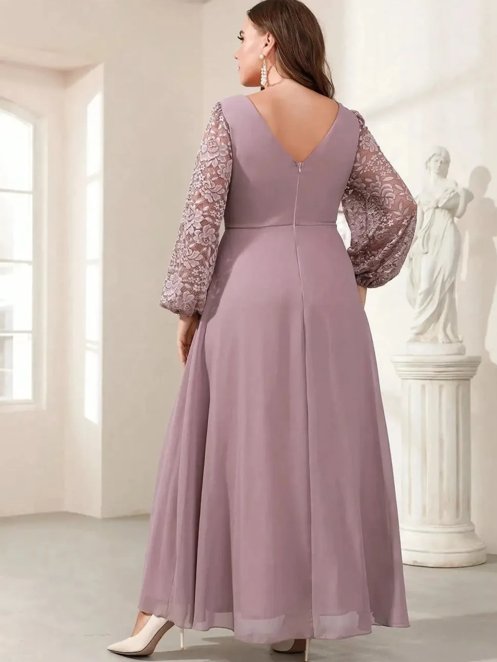 Robe de soirée mariage grande taille