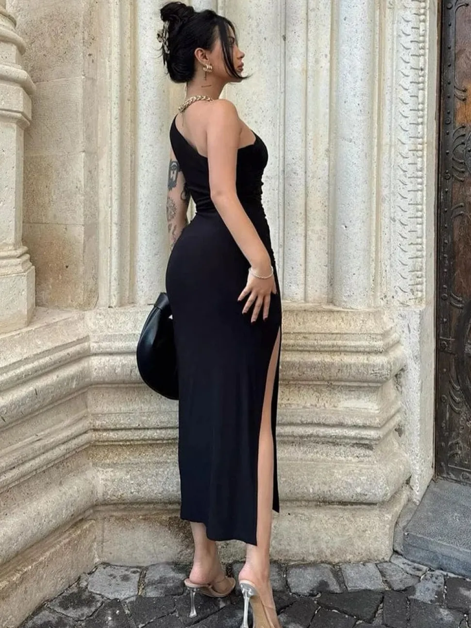 Robe de soirée midi chic & moulante