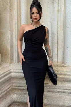 Robe de soirée midi chic & moulante