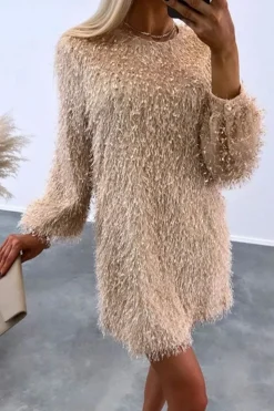 Robe de soirée midi sequin