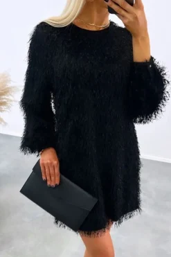 Robe de soirée midi sequin