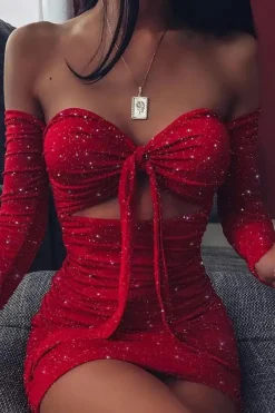 Robe de soirée à paillette sexy
