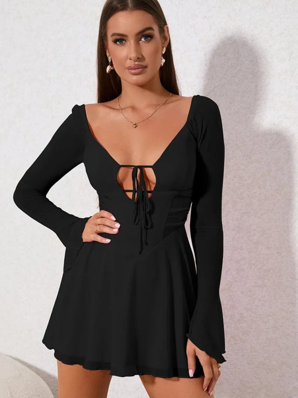 Robe de soirée rose sexy