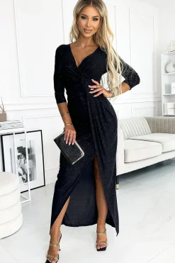 Robe de soirée scintillante longue