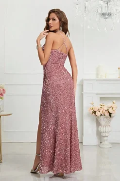 Robe de soirée sequin moulante sexy