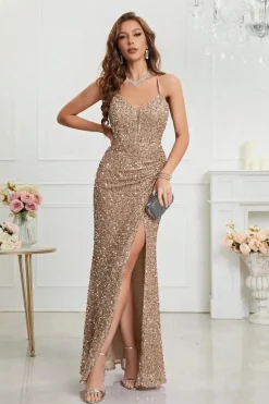 Robe de soirée sequin moulante sexy