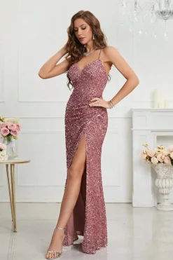 Robe de soirée sequin moulante sexy