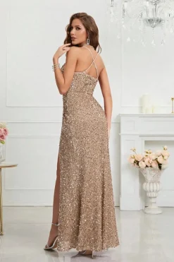 Robe de soirée sequin moulante sexy