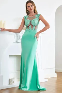 Robe de soirée sexy longue haut transparent