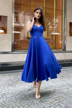 Robe dos nu midi chic