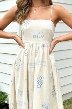 Robe d'été blanche casual bretelles