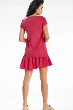 Robe d'été casual manches courtes