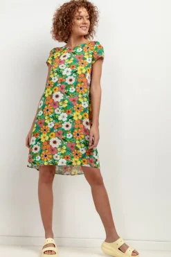 Robe d'été courte trapèze