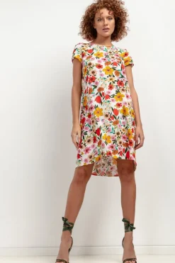 Robe d'été courte trapèze