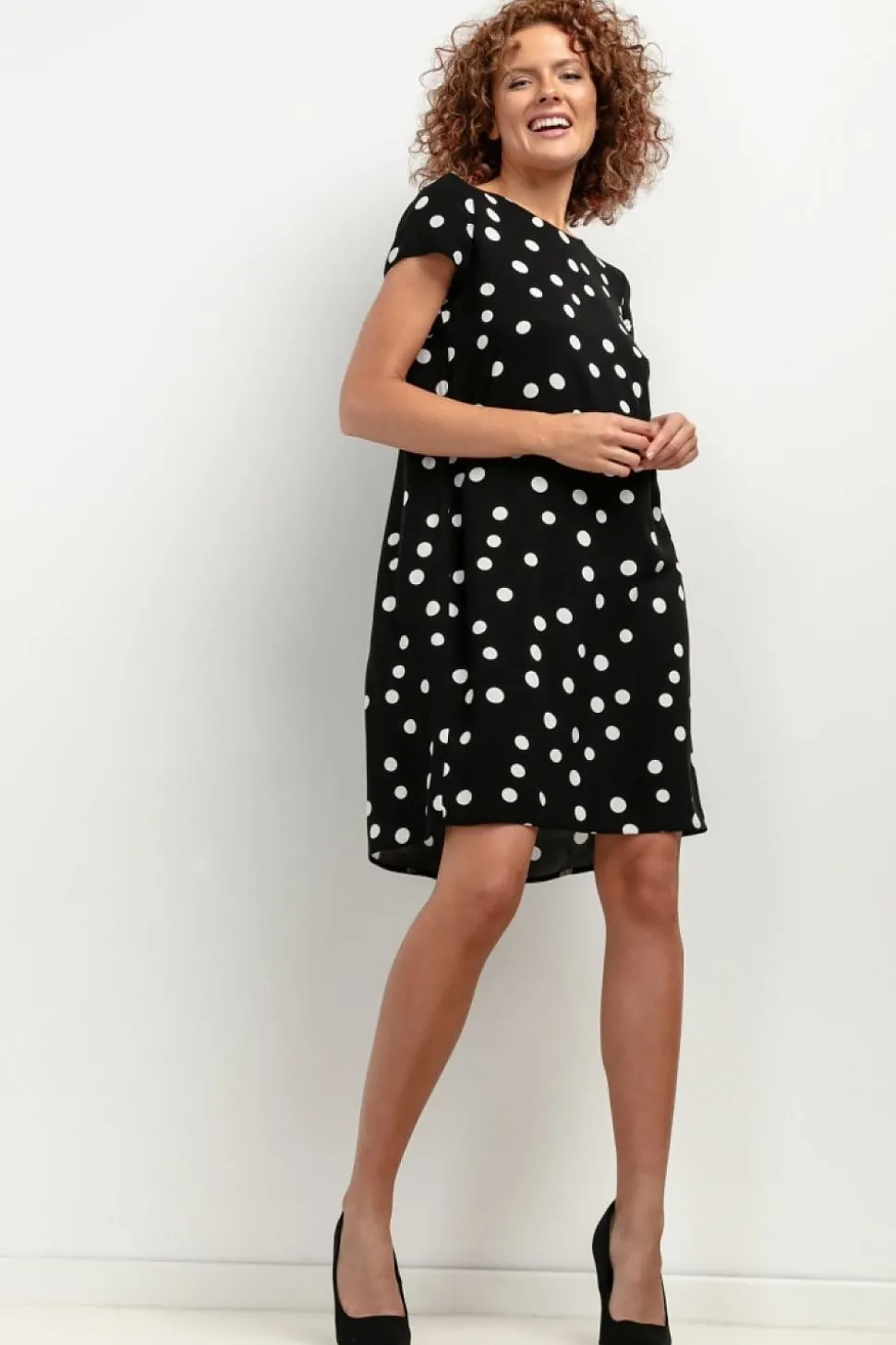 Robe d'été courte trapèze