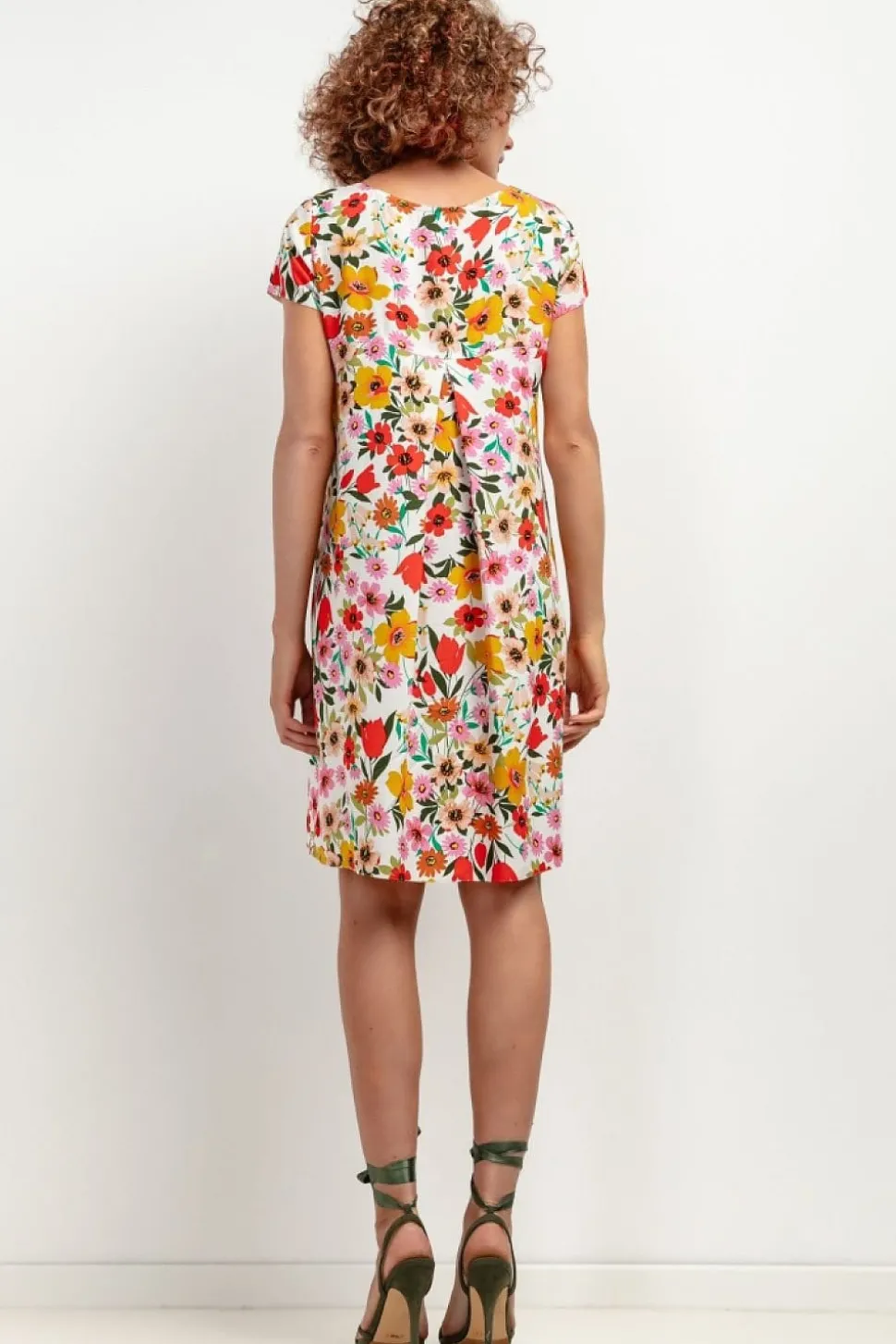 Robe d'été courte trapèze