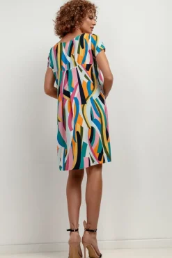 Robe d'été courte trapèze