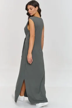 Robe d'été longue casual sans manches