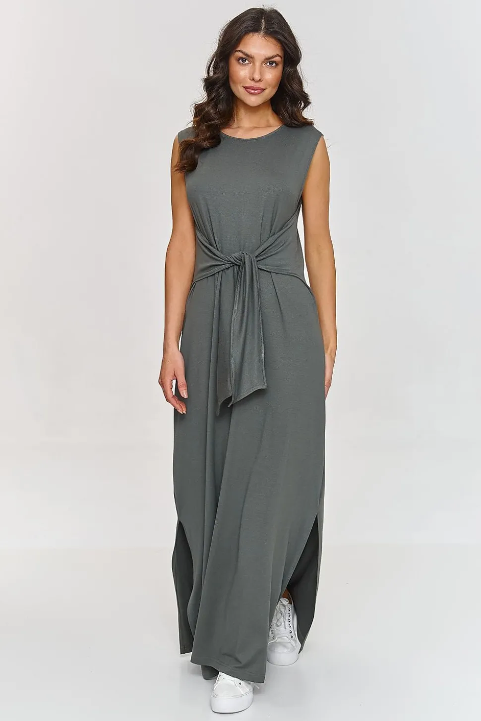 Robe d'été longue casual sans manches
