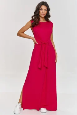 Robe d'été longue casual sans manches