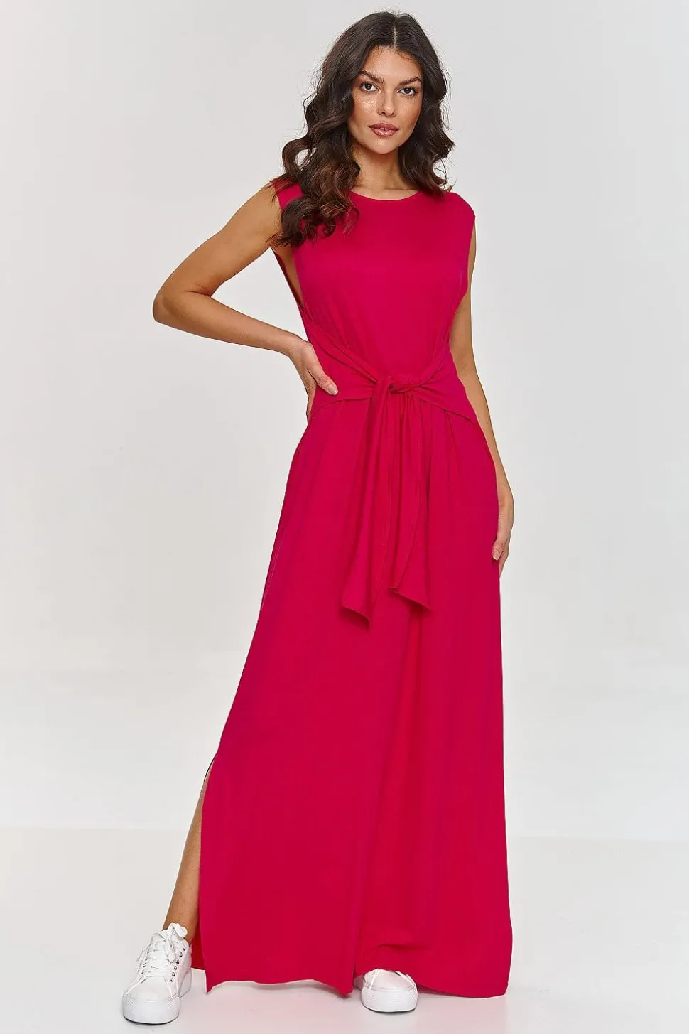 Robe d'été longue casual sans manches