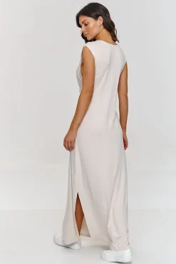 Robe d'été longue casual sans manches