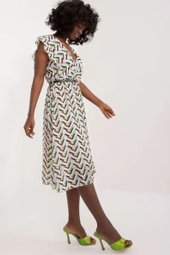 Robe d'été motif géométrique fluide