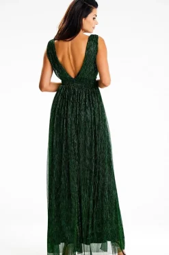 Robe fluide verte