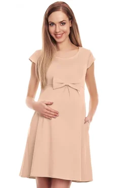 Robe grossesse beige