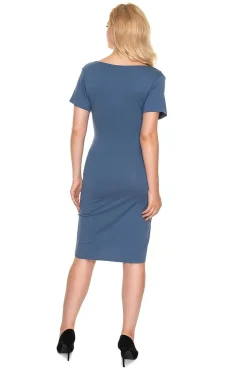 Robe grossesse bleue