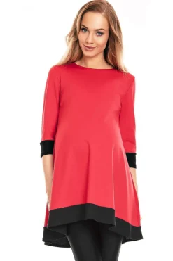 Robe grossesse rouge